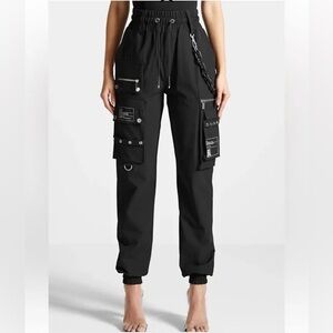 Manière De Voir - Chain Detail Cargo Pants - LIKE NEW